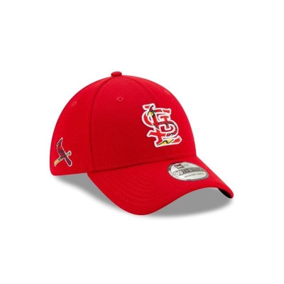 Red St. Louis Cardinals Hat - New Era MLB Batting Practice 39THIRTY Stretch Fit Caps USA2134987